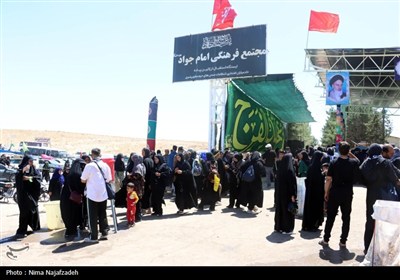 زائران رضوی در جاده امام رضا (ع)
