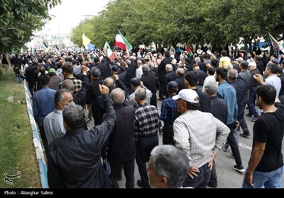 برگزاری راهپیمایی جمعه نصر در بجنورد
