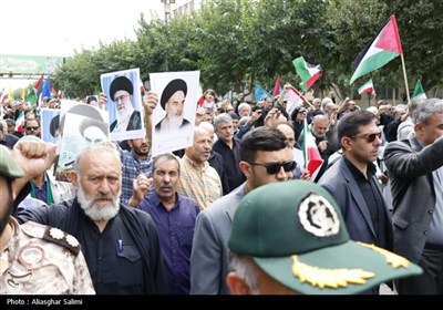 برگزاری راهپیمایی جمعه نصر در بجنورد