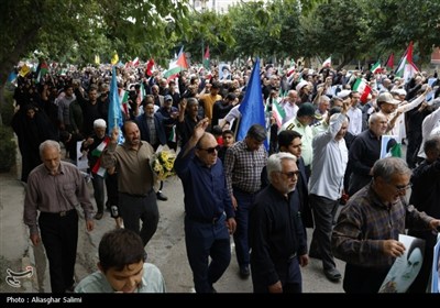 برگزاری راهپیمایی جمعه نصر در بجنورد