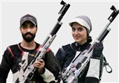 تیراندازی قهرمانی آسیا| صعود تیم میکس تفنگ 10 متر به دیدار ردهبندی
