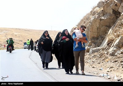 زائران رضوی در جاده امام رضا (ع) - 2