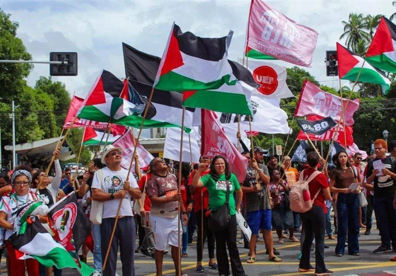 تجمع حامیان فلسطین در برزیل