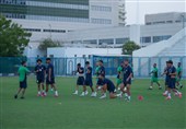 برگزاری تمرین نوبت صبح تیم ملی امید در دبی