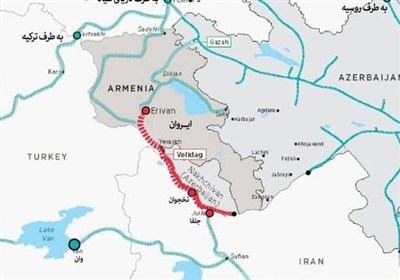 مسير،ايران،نخجوان،جلفا،كشور،ايروان،مرزي،جمهوري،كريدور،ارمنست ...