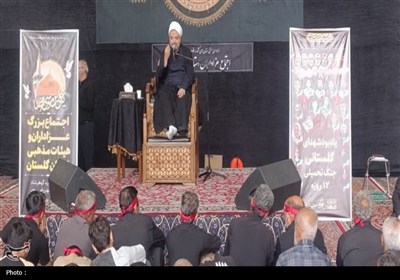 عزاداری گلستانی‌ها در صحن گوهرشاد