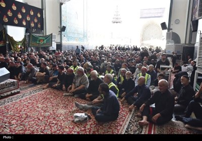 عزاداری گلستانی‌ها در صحن گوهرشاد