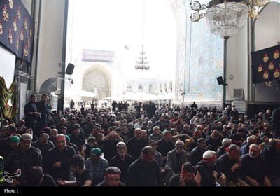 عزاداری گلستانی‌ها در صحن گوهرشاد
