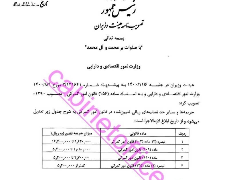 جزئیات افزایش نصاب جرائم گمرکی / جریمه تردد خودرو غیرمجاز، روزی 1.7 میلیون تومان 4