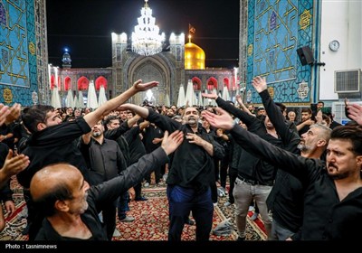 عزاداری سنتی اقوام استان‌های مختلف در حسینیه حرم