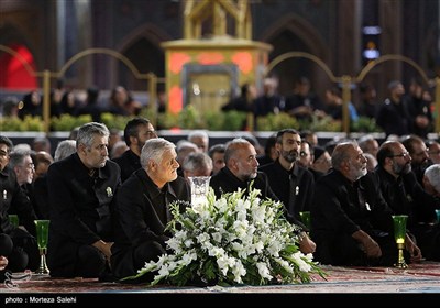 آیین خطبه خوانی شب شهادت امام رضا(ع) در حرم مطهر رضوی