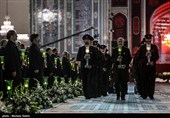 آیین خطبه خوانی شب شهادت امام رضا(ع) در حرم مطهر رضوی