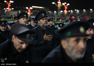 آیین خطبه خوانی شب شهادت امام رضا(ع) در حرم مطهر رضوی