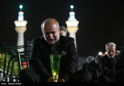 آیین خطبه خوانی شب شهادت امام رضا(ع) در حرم مطهر رضوی
