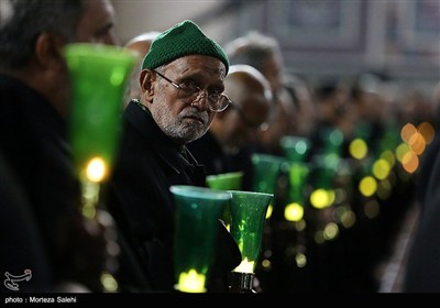 آیین خطبه خوانی شب شهادت امام رضا(ع) در حرم مطهر رضوی