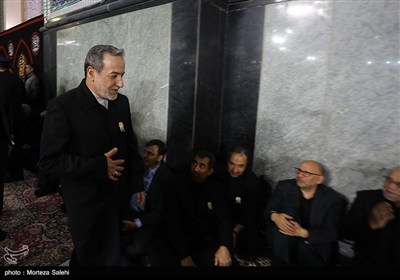 آیین خطبه خوانی شب شهادت امام رضا(ع) در حرم مطهر رضوی