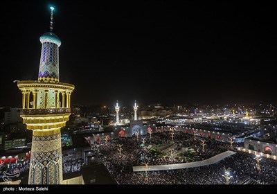 آیین خطبه خوانی شب شهادت امام رضا(ع) در حرم مطهر رضوی