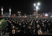 آیین خطبه خوانی شب شهادت امام رضا(ع) در حرم مطهر رضوی