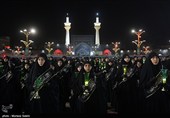 آیین خطبه خوانی شب شهادت امام رضا(ع) در حرم مطهر رضوی