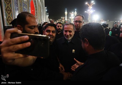 آیین خطبه خوانی شب شهادت امام رضا(ع) در حرم مطهر رضوی