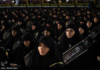 آیین خطبه خوانی شب شهادت امام رضا(ع) در حرم مطهر رضوی