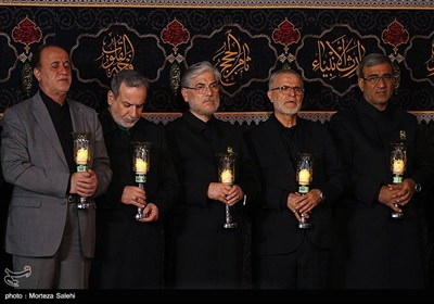 آیین خطبه خوانی شب شهادت امام رضا(ع) در حرم مطهر رضوی