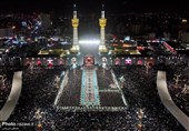 آیین سنتی خطبهخوانی شب شهادت امام رضا(ع) در حرم مطهر رضوی برگزار شد