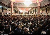 عزاداری زائران حرم خواهر خورشید هشتم در سوگ امام رئوف
