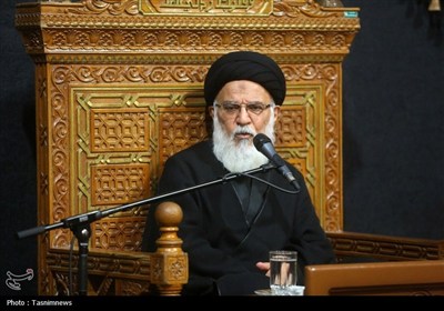 عزاداری زائران حرم خواهر خورشید هشتم در سوگ امام رئوف