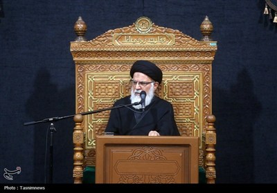 عزاداری زائران حرم خواهر خورشید هشتم در سوگ امام رئوف