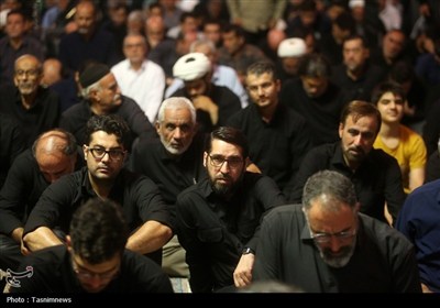 عزاداری زائران حرم خواهر خورشید هشتم در سوگ امام رئوف