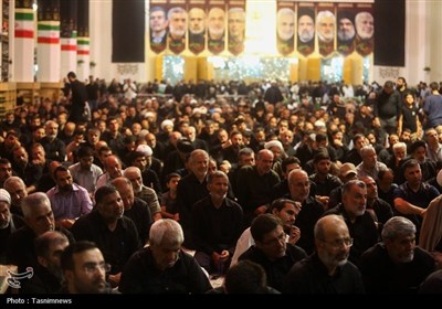 عزاداری زائران حرم خواهر خورشید هشتم در سوگ امام رئوف
