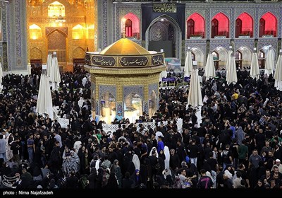 حال و هوای حرم مطهر رضوی در شب شهادت امام رضا(ع)
