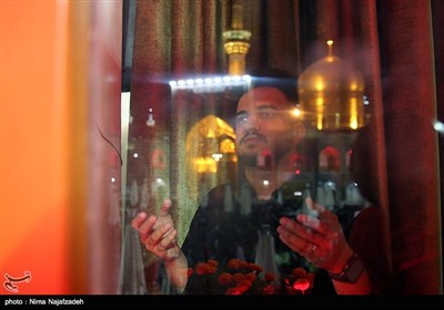 حال و هوای حرم مطهر رضوی در شب شهادت امام رضا(ع)