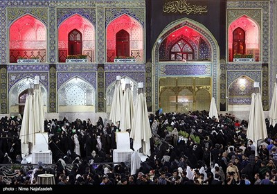 حال و هوای حرم مطهر رضوی در شب شهادت امام رضا(ع)