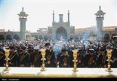 دسته عزای خادمان کریمه اهل بیت(س) در روز شهادت امام رضا(ع)