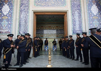دسته عزای خادمان کریمه اهل بیت(س) در روز شهادت امام رضا(ع)