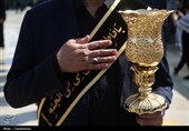 دسته عزای خادمان کریمه اهل بیت(س) در روز شهادت امام رضا(ع)
