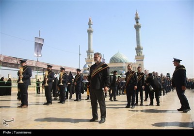دسته عزای خادمان کریمه اهل بیت(س) در روز شهادت امام رضا(ع)