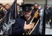 دسته عزای خادمان کریمه اهل بیت(س) در روز شهادت امام رضا(ع)