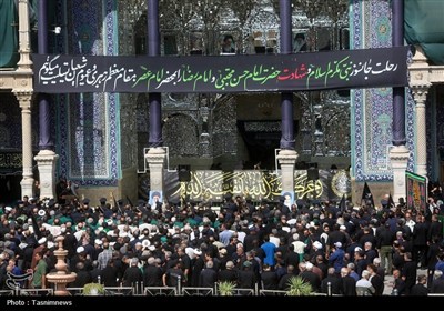 امام،رضا،حرم،قم،شهادت،روز،خادمان،عزاداري،ظهر،بيت،اهل،خواهرشا ...