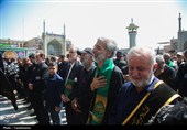 دسته عزای خادمان کریمه اهل بیت(س) در روز شهادت امام رضا(ع)