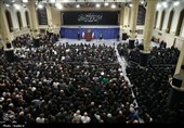 Mourning Event for Imam Reza Held in Tehran with Leader in Attendance
