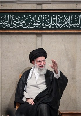 عزاداری شهادت امام رضا (ع) با حضور رهبر معظم انقلاب