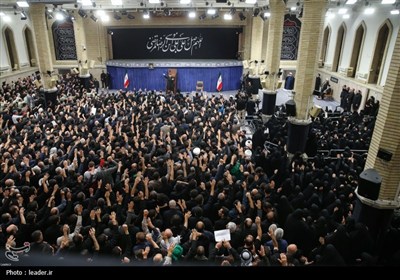 عزاداری شهادت امام رضا (ع) با حضور رهبر معظم انقلاب