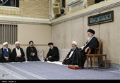 Mourning Event for Imam Reza Held in Tehran with Leader in Attendance