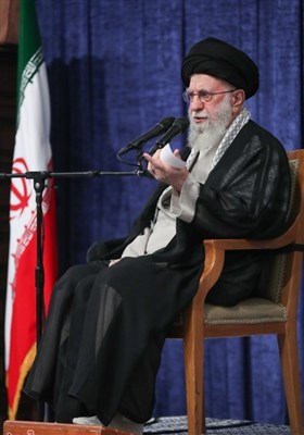 عزاداری شهادت امام رضا (ع) با حضور رهبر معظم انقلاب