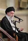 Mourning Event for Imam Reza Held in Tehran with Leader in Attendance