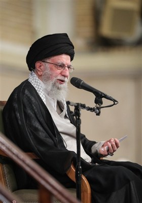 عزاداری شهادت امام رضا (ع) با حضور رهبر معظم انقلاب