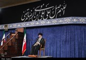 Mourning Event for Imam Reza Held in Tehran with Leader in Attendance